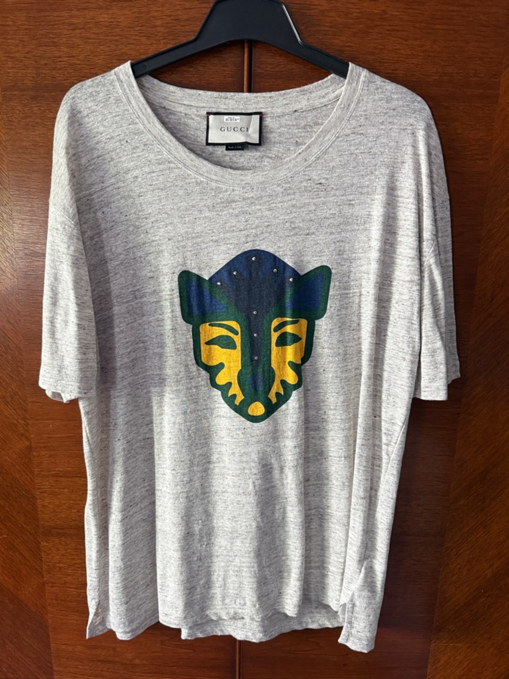 Authentic Gucci Graphic Linen T-shirt